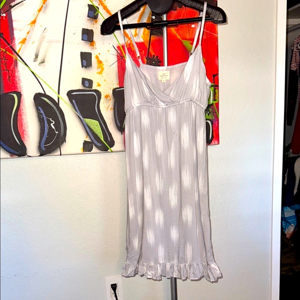 Banana Republic Light Gray Textured dress 👗